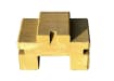 Yellow concrete ballast block