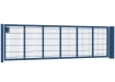 An Apollo 0.9m High by 5.0m Wide Green 868 Twin Mesh Gate with Digital keypad lock
