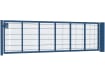 An Apollo 0.9m High by 5.0m Wide Green 868 Twin Mesh Gate with Digital keypad lock