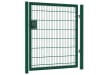 A Green Apollo 1.5m x 1.2m 868 twin mesh security gate with digital lock