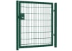 A Green Apollo 1.5m high x 1.2m wide single leaf 868 mesh gate with sliding latch