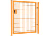 An Apollo 1.5m High x 2.0m Wide Single Leaf 868 Mesh Security Gate With Key Lock