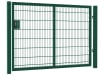 A Green Apollo 1.5m High x 2.5m Wide Single Leaf gate with Digital Lock 