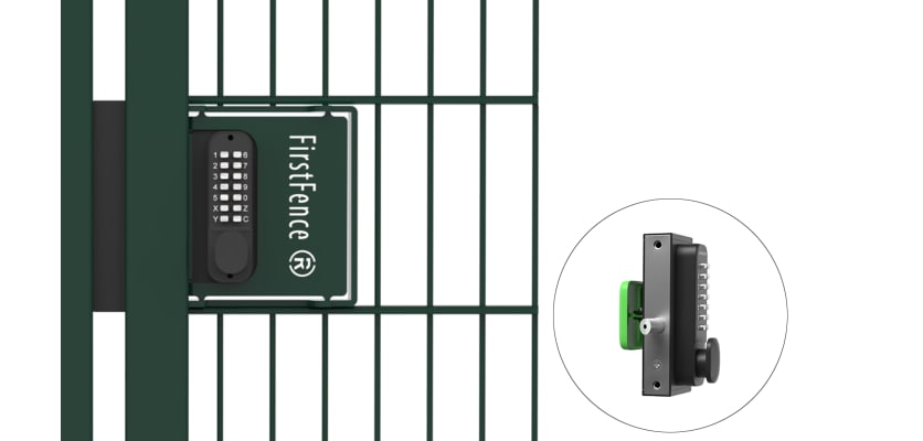Quick Exit Digital Gate Lock and Fixing Kit