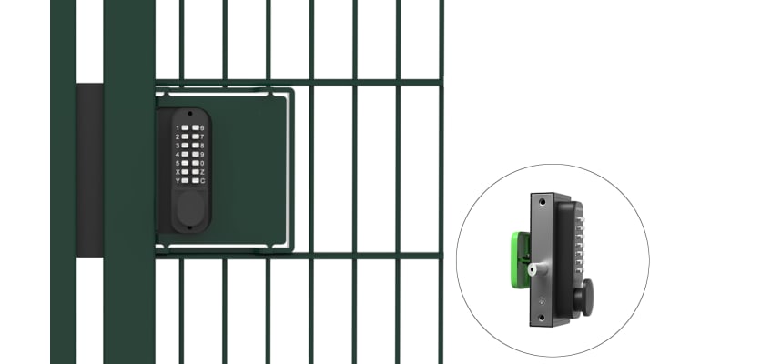 Quick Exit Digital Gate Lock and Fixing Kit