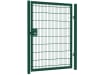 A Green Apollo 1.8m High x 2.0m Wide Single Leaf 868 Mesh Security Gate with Sliding Latch