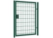 A Green Apollo 868 Mesh Security Gate with Key Lock - 1.8m High x 2.0m Wide Single Leaf