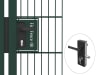  Latch Deadlock and Fixing Kit installed on single leaf gate