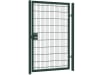 868 Twin Mesh Single Leaf Gate Kit in Apollo model, featuring a 2.0m high and 2.0m wide design, showcasing sturdy construction and modern mesh pattern.