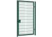 Twin mesh single leaf gate kit in Apollo 2.4m height and 1.2m width, featuring durable materials and a modern design for secure access.