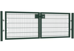 Apollo® 1.2m High x 3.0m Wide 868 Twin Mesh Double Leaf Gate Kit