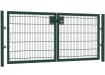Twin mesh double leaf gate kit in Apollo design, featuring a height of 1.2 meters and width of 4.0 meters, ideal for secure entrances.