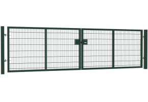Apollo® 1.5m High x 5.0m Wide 868 Twin Mesh Double Leaf Gate Kit
