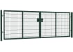 868 Twin Mesh Double Leaf Gate Kit in Apollo design, featuring a height of 1.5m and width of 5.0m, suitable for secure outdoor access.