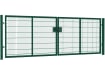 868 Twin Mesh Double Leaf Gate Kit in Apollo design, measuring 1.5m high and 6.0m wide, showcasing durable construction for security and accessibility.