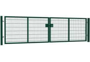 Apollo® 1.8m High x 5.0m Wide 868 Twin Mesh Double Leaf Gate Kit