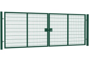 Apollo® 2.4m High x 5.0m Wide 868 Twin Mesh Double Leaf Gate Kit
