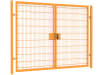 868 Twin Mesh Double Leaf Gate Kit in Apollo design, measuring 3.0m high by 6.0m wide, featuring sturdy metal construction and a contemporary mesh pattern.