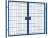 Apollo 3.0m high by 6.0m wide twin mesh double leaf gate kit in a sleek design, featuring durable materials for security and accessibility.