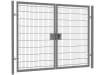 868 twin mesh double leaf gate kit in a sleek design, measuring 3.0m high by 6.0m wide, ideal for secure residential or commercial entrances.