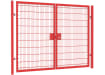 Apollo 3.0m high by 6.0m wide twin mesh double leaf gate kit with robust frame and easy installation features.