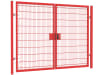 868 Twin Mesh Double Leaf Gate Kit in Apollo design, measuring 3.0m high and 6.0m wide, showcasing sturdy metal construction and sleek mesh panels.