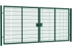 Double leaf gate kit featuring Apollo 3.0m height and 6.0m width, with durable twin mesh design.