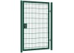 An Apollo 2.0m High x 1.0m Wide Single Leaf 868 Twin Mesh Security Gate with Digital Lock