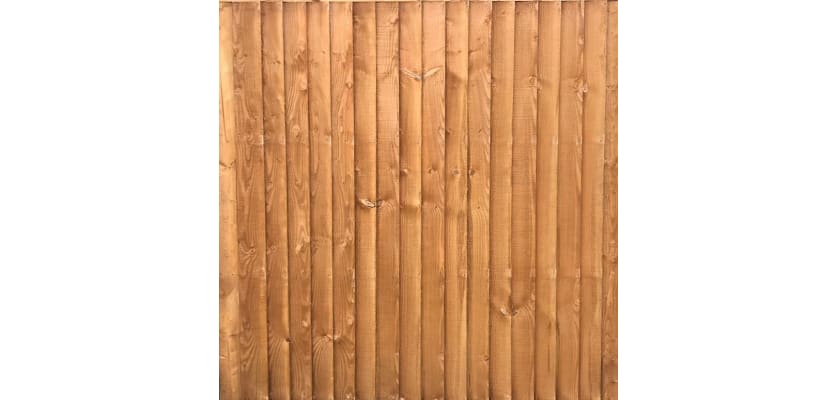6ft x 6ft feather edge timber fencing panel