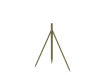Render of timber struts above ground with no fencing