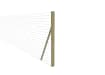 Timber end post for 180cm one inch netting fence