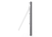 Concrete Chain Link End Post (isolated)