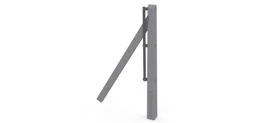 Concrete Chain Link End Post
