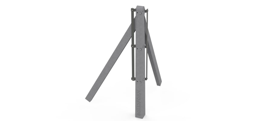 Concrete Chain Link Corner Post