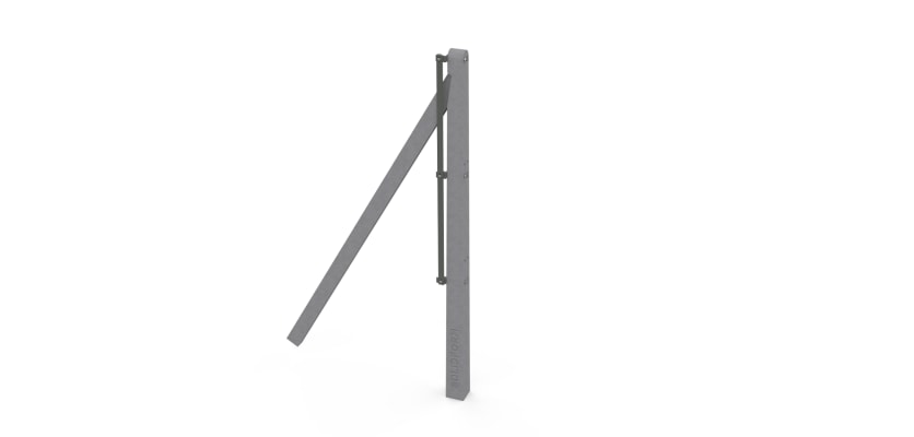 1.2m Concrete Chain Link End Post