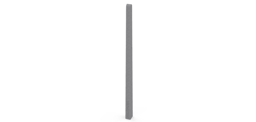 1.5m Concrete Chain Link Intermediate Post (Isolated)