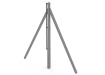 1.5m Concrete Chain Link Two Way Post