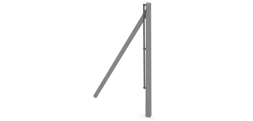 1.8m Concrete Chain Link End Post