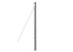 1.8m Concrete Chain Link End Post (Isolated)