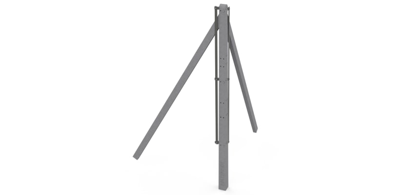 1.8m Concrete Chain Link Corner Post