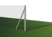 End post for chain link fencing, made of concrete