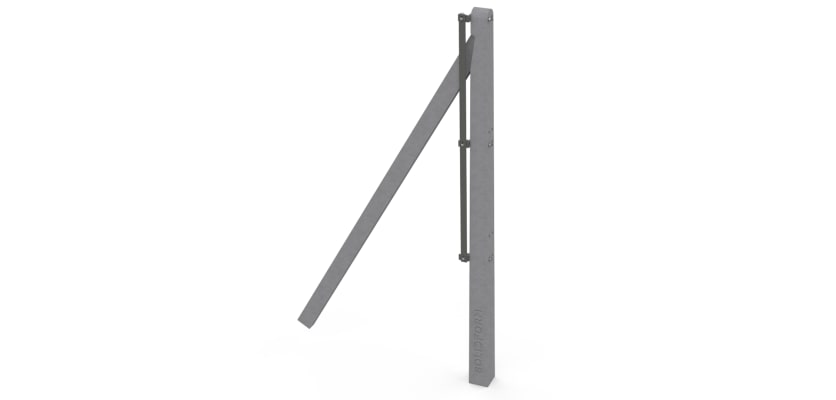 1.2m Concrete Chain Link End Post