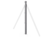 1.2m Concrete Chain Link Two Way Post (Isolated)