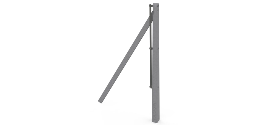 1.5m Concrete Chain Link End Post