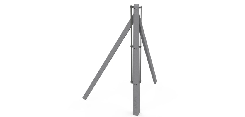 1.5m Concrete Chain Link Corner Post