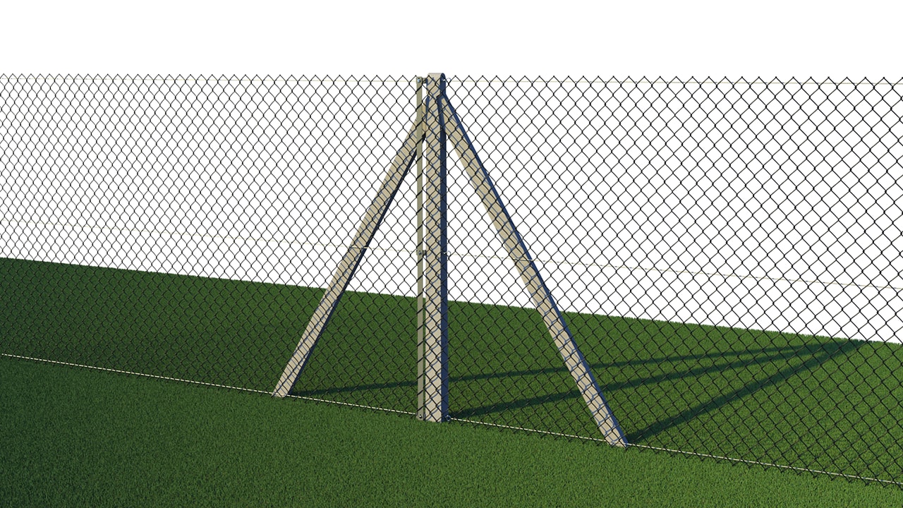 Concrete Post for 1.8m Chain Link Fencing by First Fence | First Fence Ltd