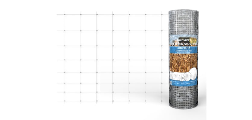 Unfurled roll of wire fencing