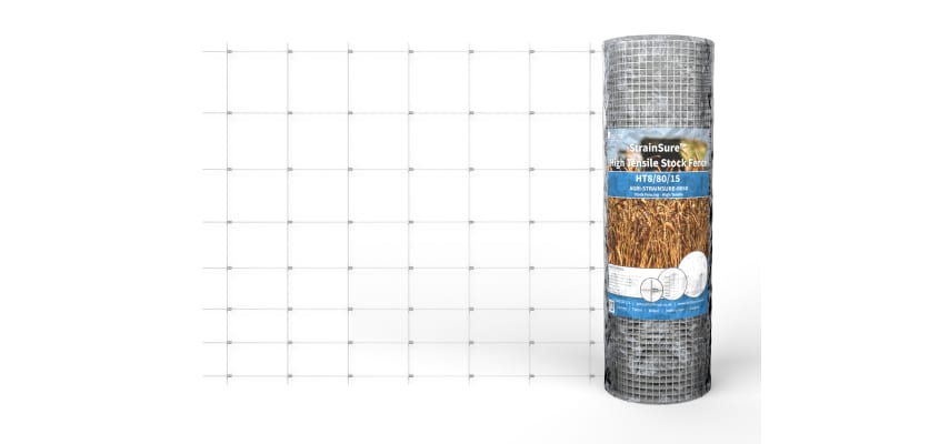 Unfurled roll of wire fencing