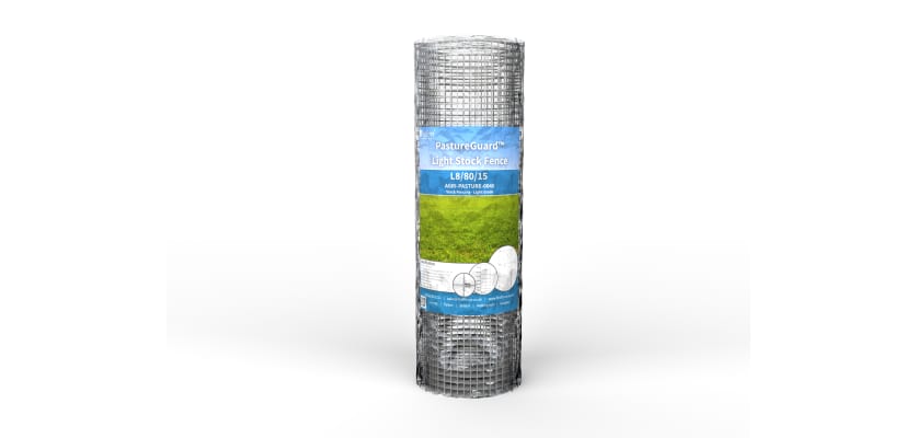 Wire fencing in a roll