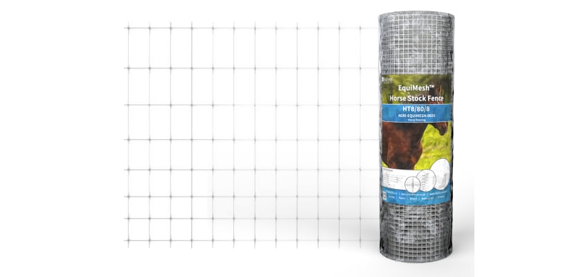 Unfurled wire fencing roll